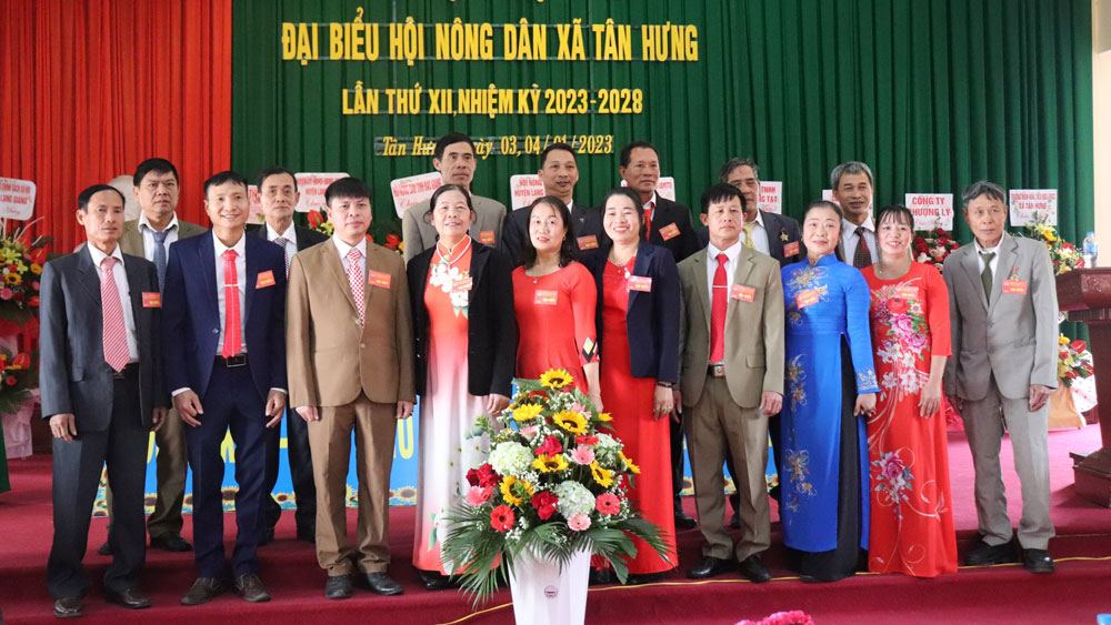 Hội Nông dân xã Tân Hưng (Lạng Giang) tổ chức đại hội điểm, nhiệm kỳ 2023-2028