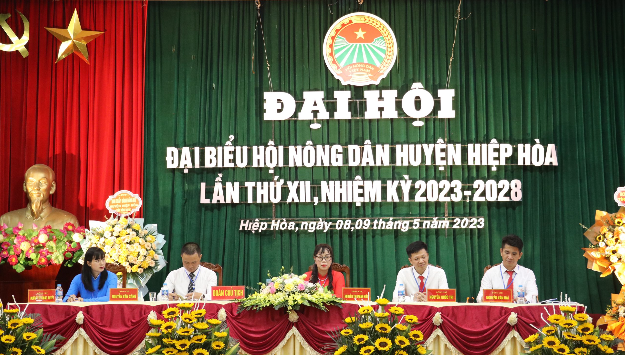 Khai mạc phiên thứ nhất Đại hội đại biểu Hội Nông dân huyện Hiệp Hòa lần thứ XII, nhiệm kỳ 2023 - 2028