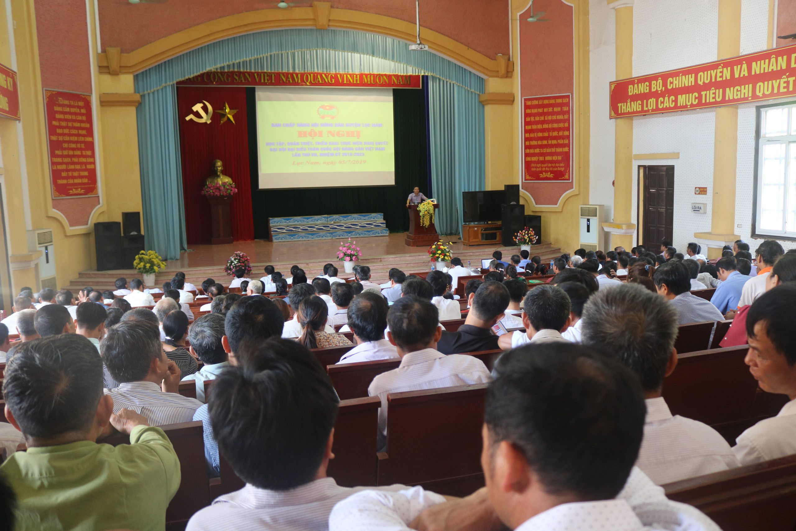 Hội nông dân huyện Lục Nam tổ chức quán triệt Nghị quyết Đại hội đại biểu toàn quốc Hội Nông dân Việt Nam lần thứ VII, nhiệm kỳ 2018-2023
